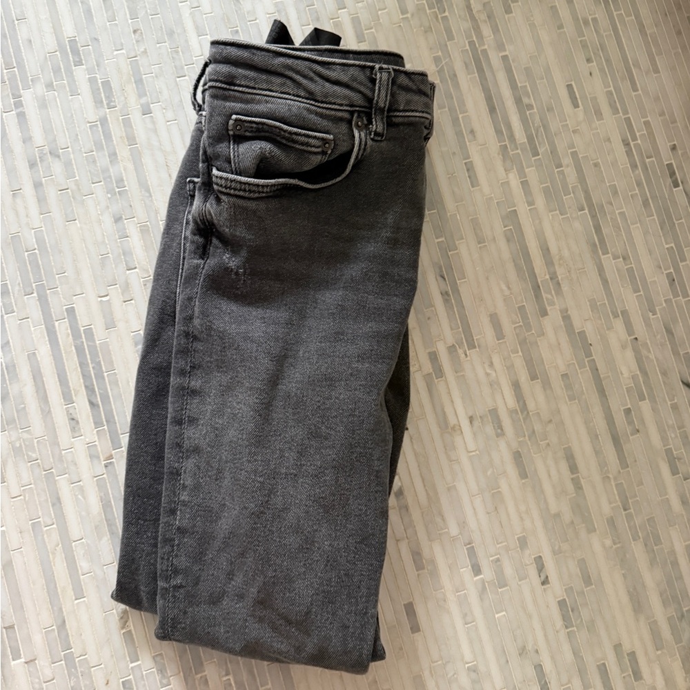 Womens Black/Grey Zara Jeans
